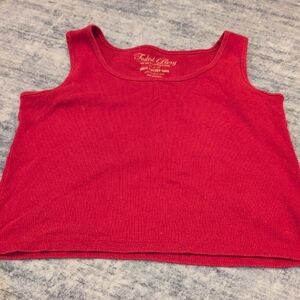 5/$15 Faded Glory Vibrant Red Women's Tank Top